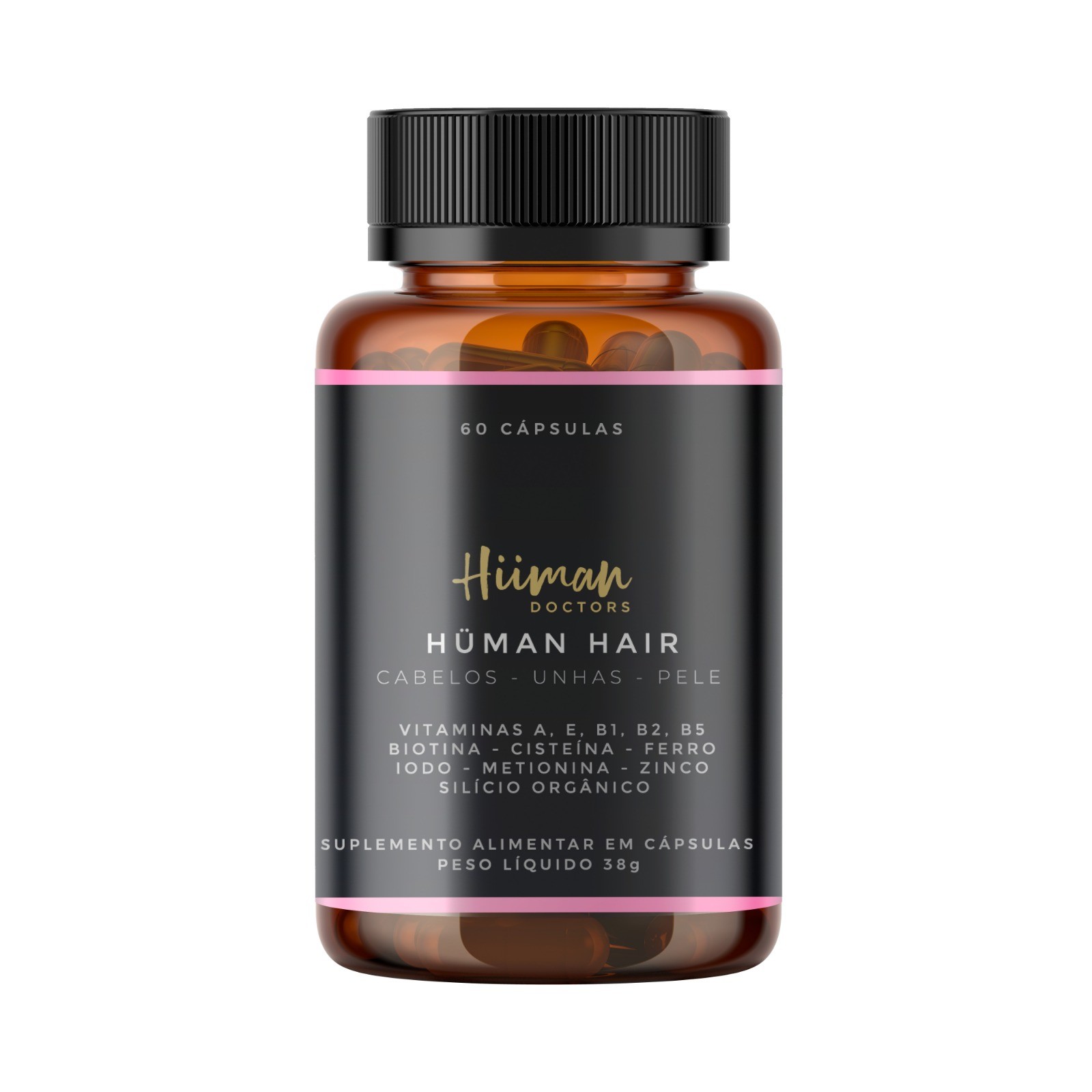 Hüman Hair - Vitamina para cabelos, pele e unhas.