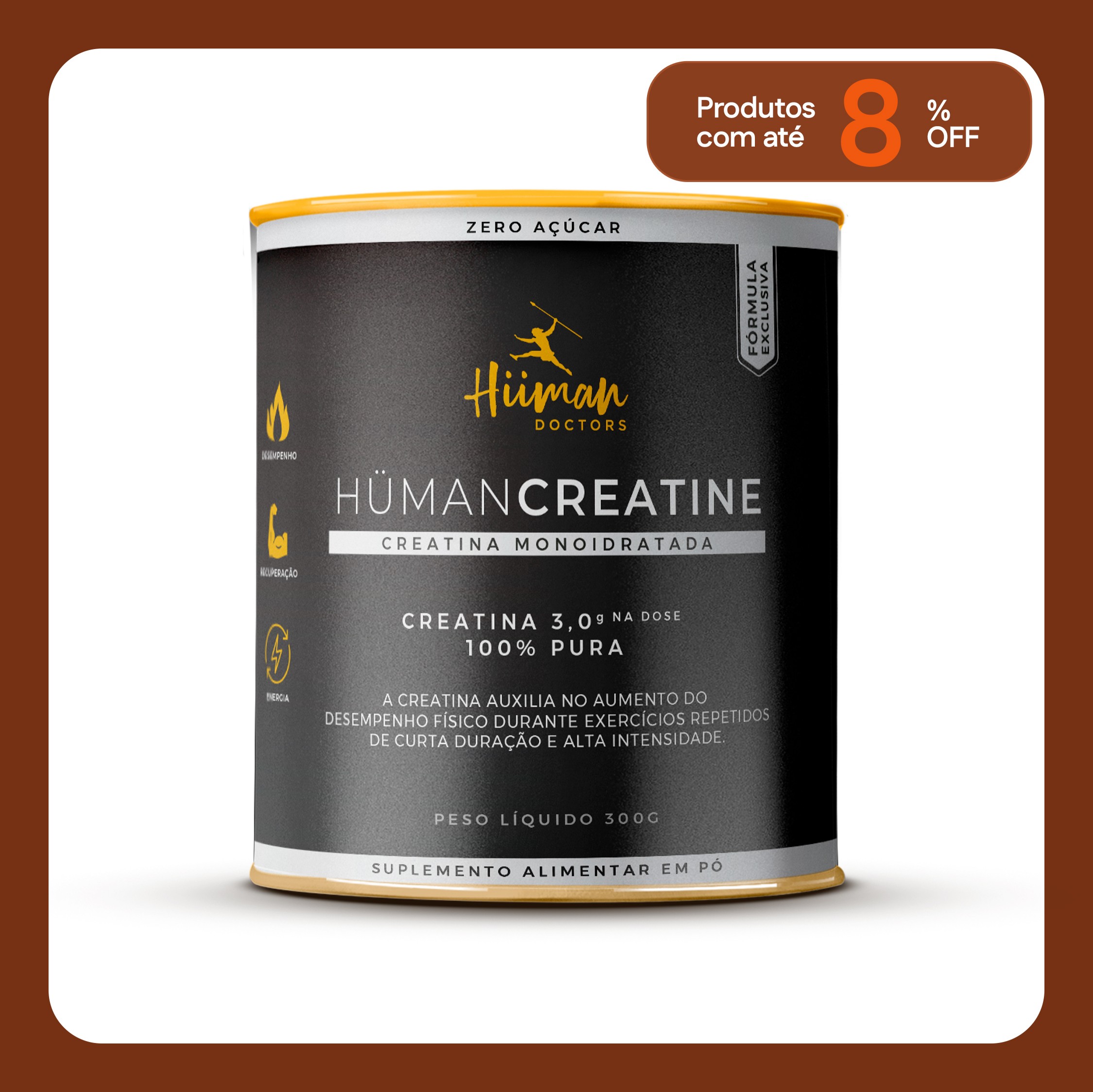 Hüman Creatine - Creatina 100% pura