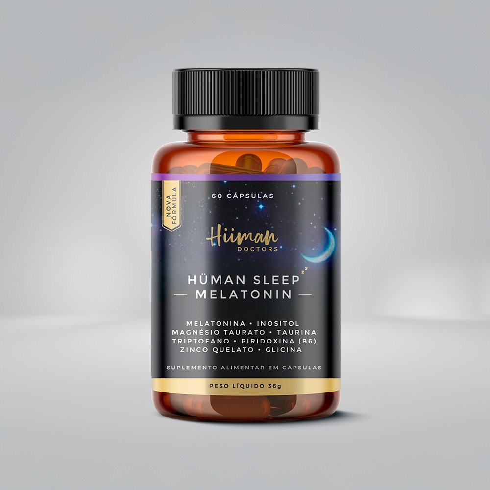 Hüman Sleep Melatonin - 60 cáps.